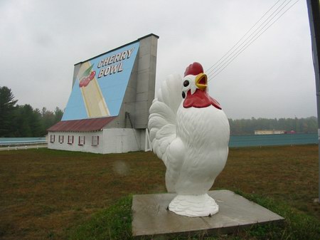 Cherry Bowl Drive-In Theatre - Chicken - Photo From Water Winter Wonderland